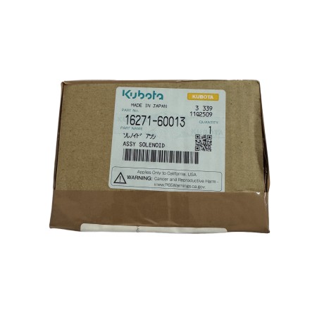 Elektrozawór rozrusznika Kubota 16271-60013 – oryginalna cewka solenoidu