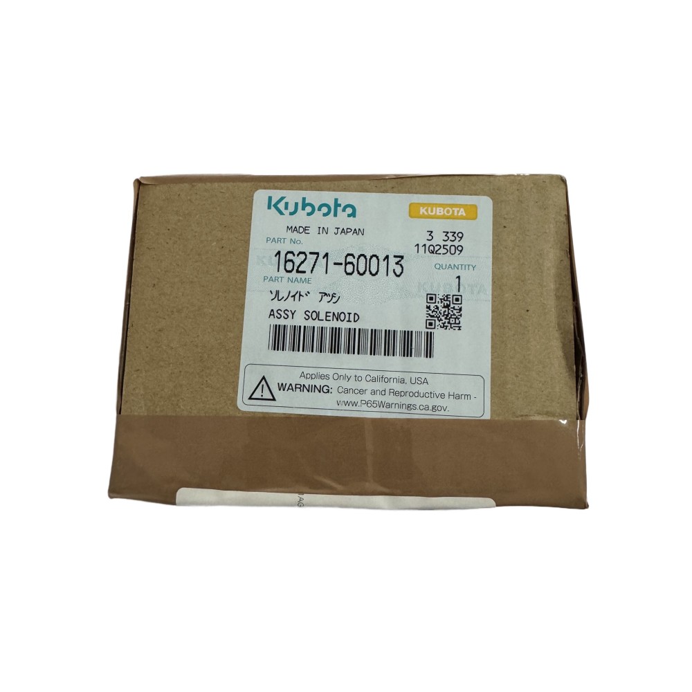 Elektrozawór rozrusznika Kubota 16271-60013 – oryginalna cewka solenoidu