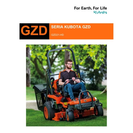 Kubota GZD21-HD kosiarka zero-turn z koszem | ABC ROL