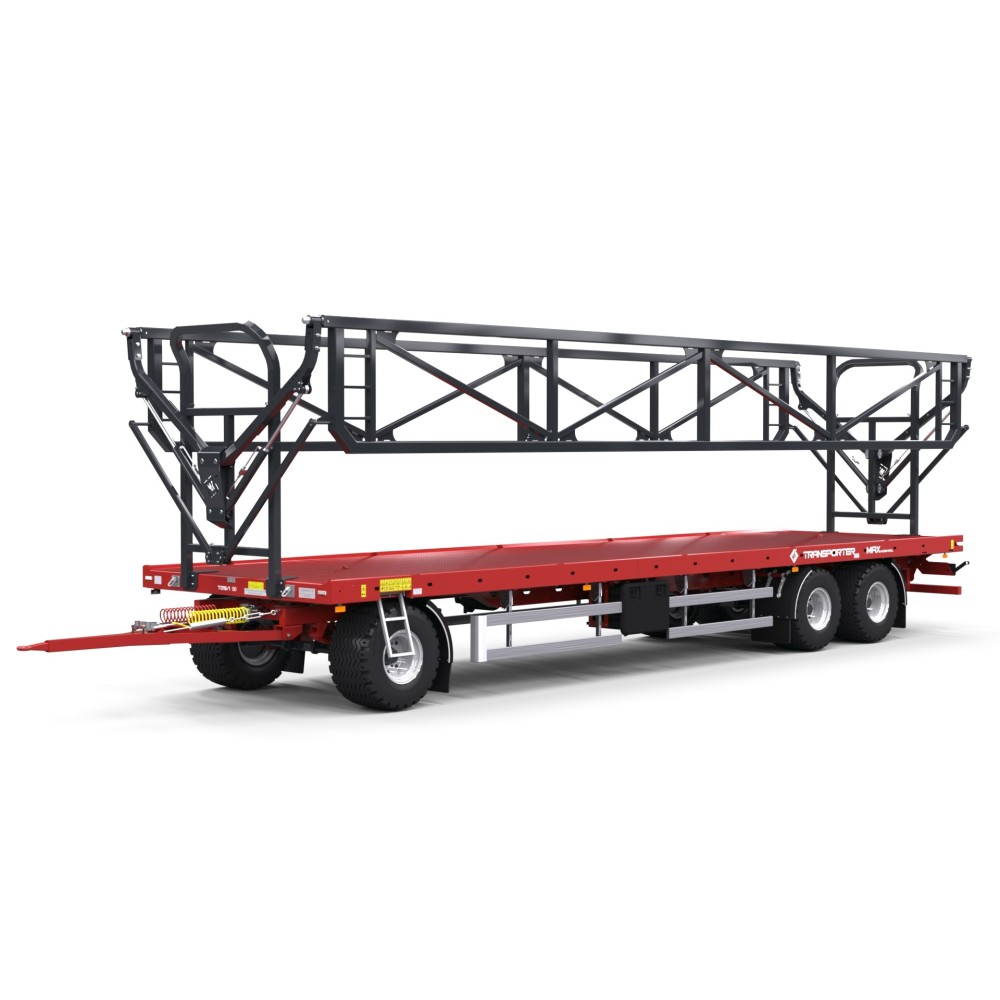 Przyczepa do bel trzyosiowa Metal-Fach T019 Transporter Max Hydro-Wall