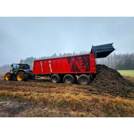 Przyczepa objętościowa z systemem zsuwającym tridem Metal-Fach T951/6