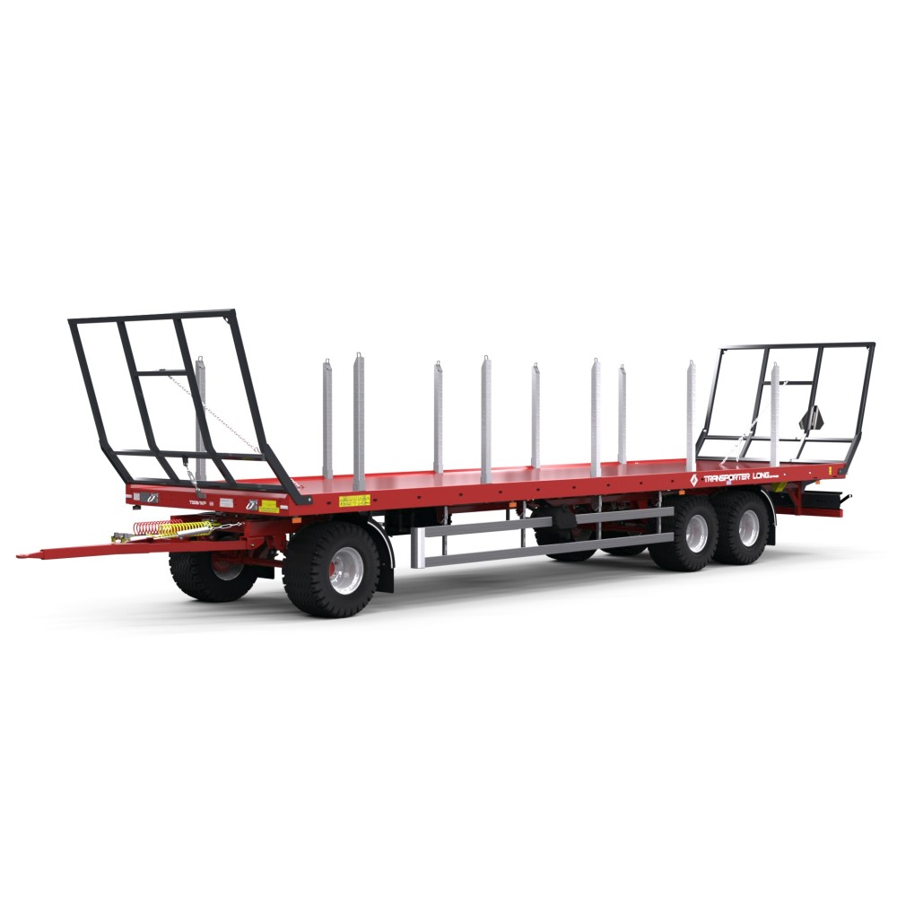Przyczepa do bel trzyosiowa Metal-Fach T009 KP Transporter Long Expans