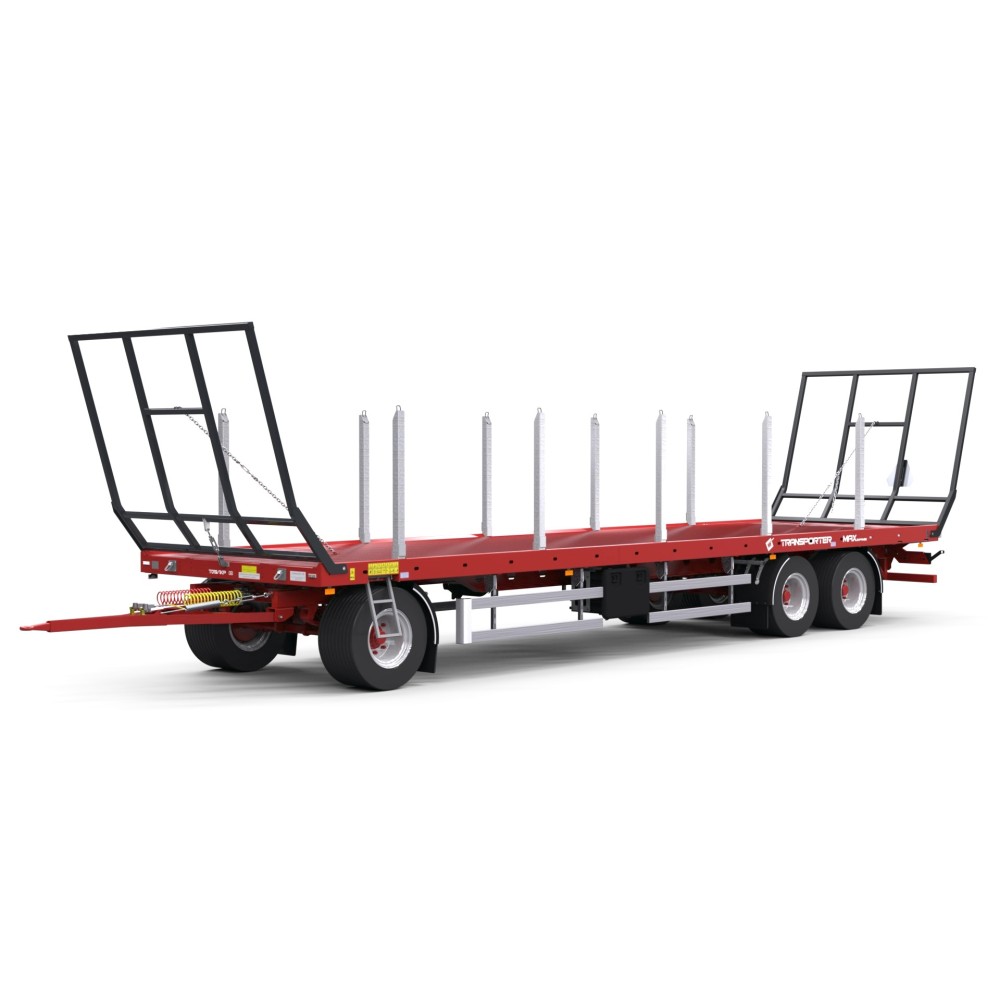 Przyczepa do bel trzyosiowa Metal-Fach T019 KP Transporter Max Expanse