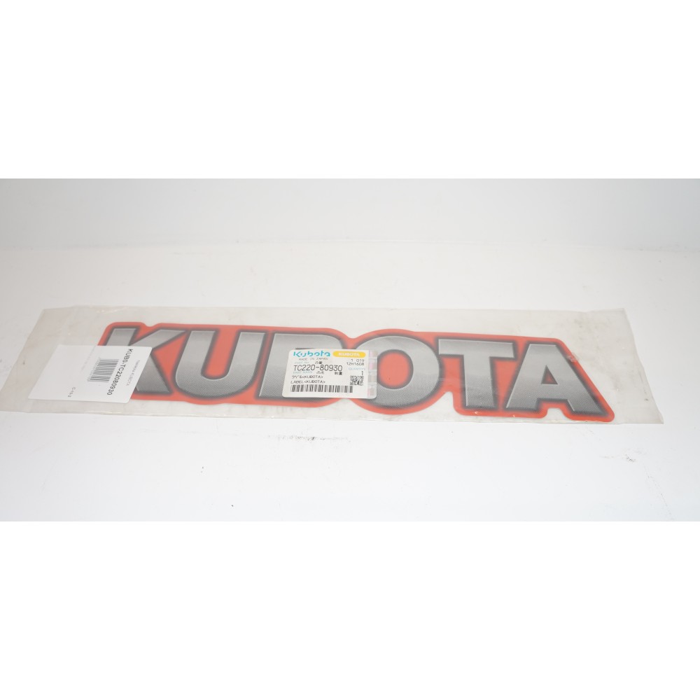 Naklejka KUBOTA TC22080930