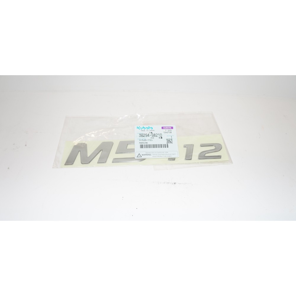 Etykieta modelu Kubota M5112 3B29498210