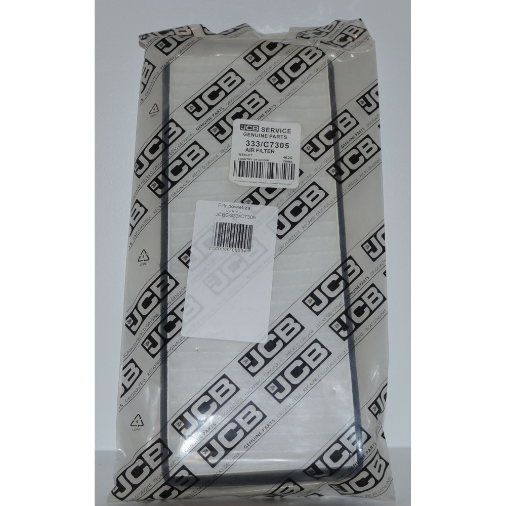 Filtr powietrza kabiny JCB 333/C7305